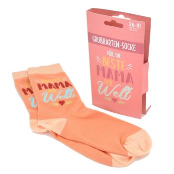 Crazy Socks - für die beste Mama der Welt - mit Grußkarte